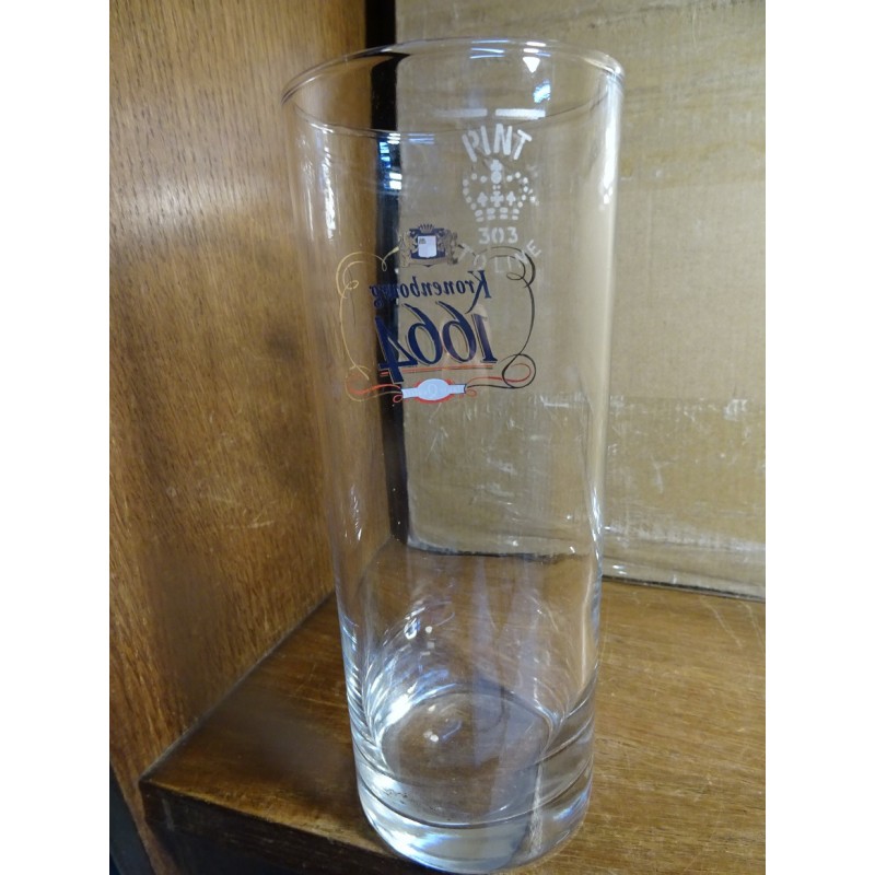 1 VERRE 1664 KRONENBOURG EXPORT 50CL HT 18 50CM Tigrebock