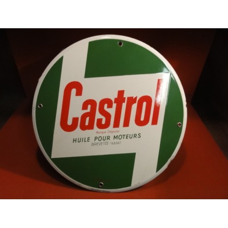 Plaque Emaillee Castrol Tigrebock