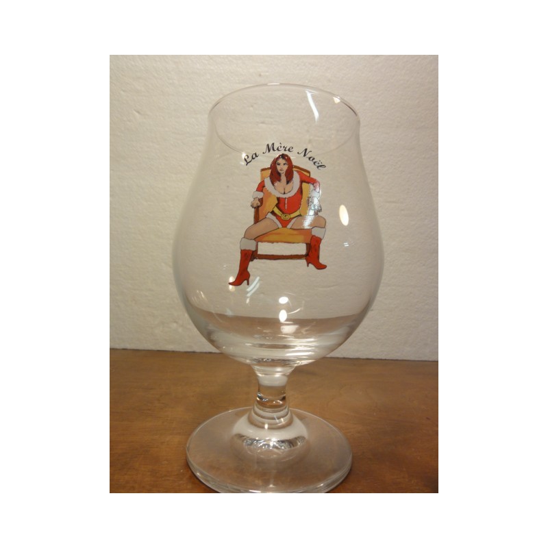 6 VERRES  LA MERE NOEL 33CL