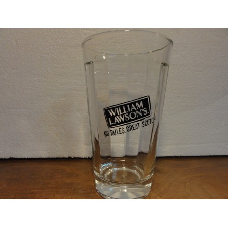 6 VERRES WILLIAM LAWSON'S 35CL HT 13.80CM