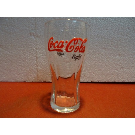 6 VERRES COCA-COLA LIGHT 25CL HT.13.20CM