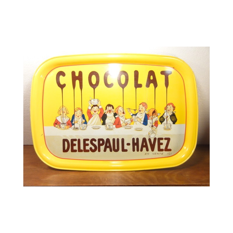 1 PLATEAU CHOCOLAT DELESPAUL-HAVEZ