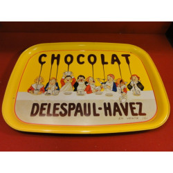 1 PLATEAU CHOCOLAT DELESPAUL-HAVEZ