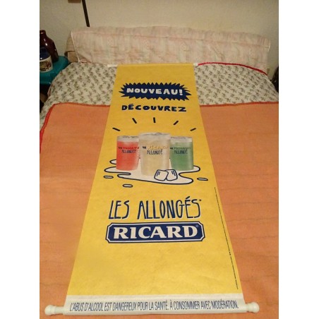 BANDEROLLE  RICARD  1M40 X 0M52