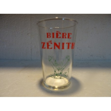 1 VERRE BIERE ZENITH 15/18CL HT 10.70CM