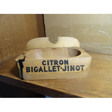 BOITE A CARTES  CITRON BIGALLET -JINOT 13CM X10.20CM