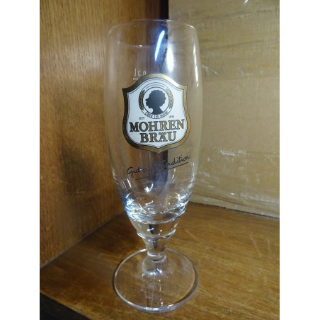 1 VERRE MOHREN BRAU   30CL HT.19CM   TUCHER