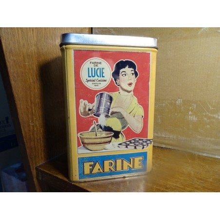 BOITE FARINE DE LUCIE 10.90CM X7.40CM X16CM