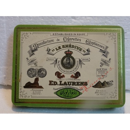 BOITE  CIGARETTES ED LAURENS 13.50CM X10CM X2CM