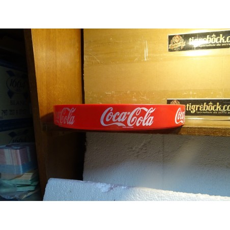 PLATEAU COCA-COLA  DIAMETRE 28CM REBORD 4CM