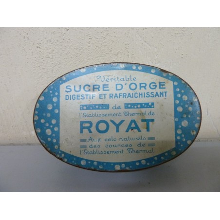 BOITE SUCRE D'ORGE ROYAT  13.50CM X9CM X2.50CM