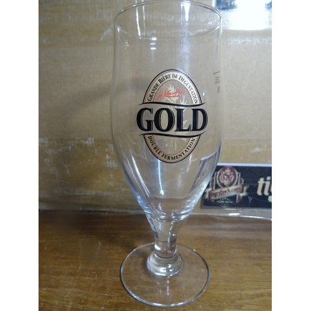 6 VERRES GOLD KANTER  DOUBLE FERMENTATION  25CL HT 16.70CM