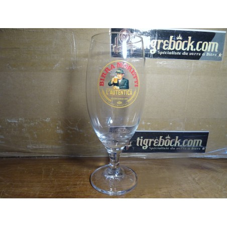 6 VERRES MORETTI 50CL HT 21.80CM