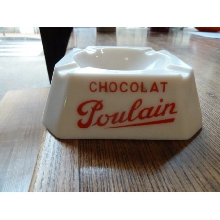 CENDRIER CHOCOLAT POULAIN  13.50CM X13.50CM