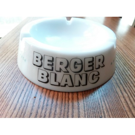 CENDRIER BERGER BLANC DIAMETRE 13CM