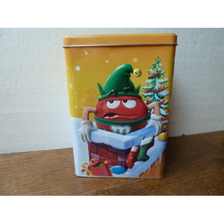 BOITE  M&M'S LUTIN CHEMINEE 12.60CM X7.60CM X18CM