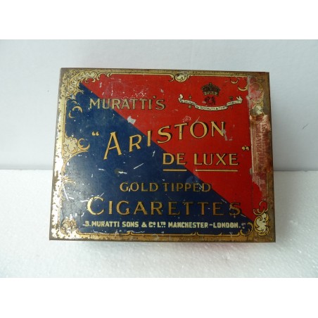 BOITE CIGARETTES ARISTON DE LUXE 14.50CM X11.50CM X4.20CM