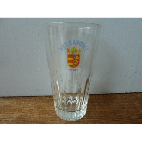 1 VERRE HET KAPITEL WATOU 33CL HT.14.40CM