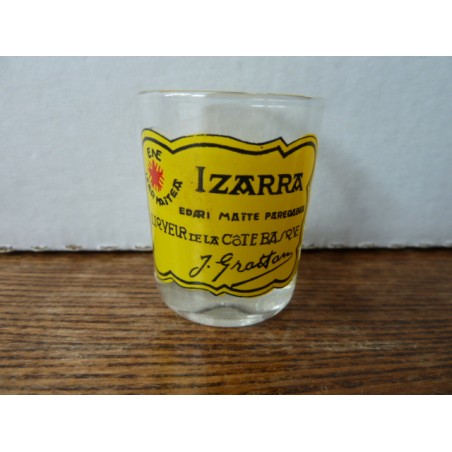 1 VERRE  IZARRA 2CL HT 4.50CM