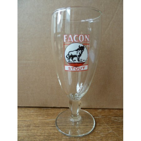 1 VERRE FACON STOUT 25CL HT 17.50CM