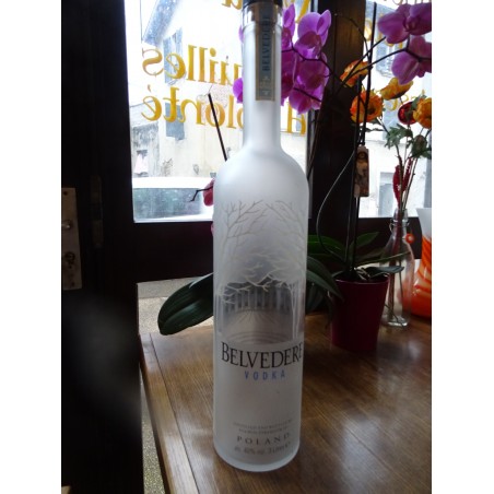 BOUTEILLE BELVEDERE  3 LITRES  HT 53.50CM VIDE