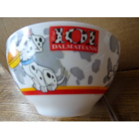 BOL LES 101 DALMATIANS EN ARCOPAL HT 7CM DIAMETRE 12CM