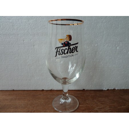 1 VERRE FISCHER  TRADITION  50CL HT 21CM