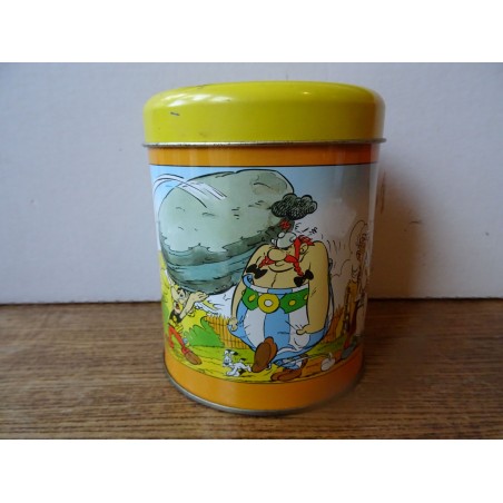 BOITE ASTERIX  HT 12CM DIAMETRE 10CM ANNEE 1999