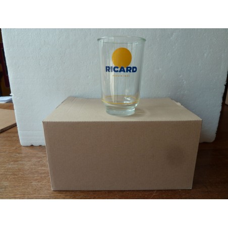 6 VERRES RICARD ALLONGE 27CL  HT 11.50CM NOUVEAU MODELE