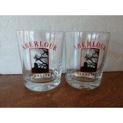 2 VERRES  ABERLOUR  HT 9CM