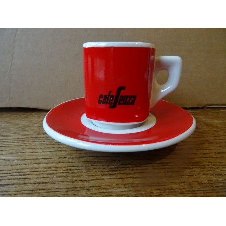 4 TASSES SENZA SEGAFREDO + 4 SOUS TASSES