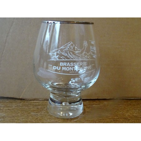 5 VERRES BRASSERIE DU MONT BLANC 50CL HT 14.80CM