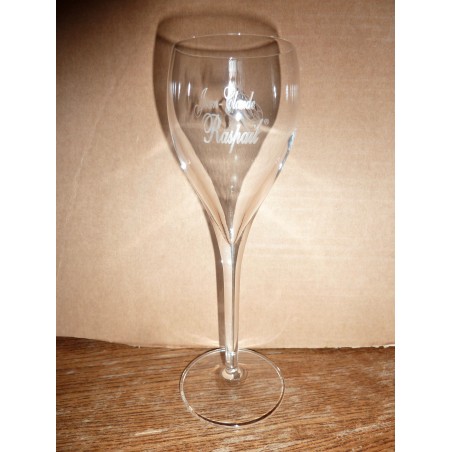 6 FLUTES JEAN CLAUDE  RASPAIL 12CL HT 18.70CM