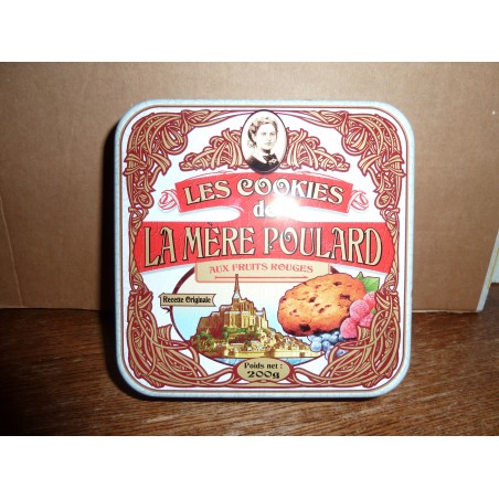 BOITE  LES COOKIES DE LA MERE  POULARD 14.60CM X14.60CM X5.50CM