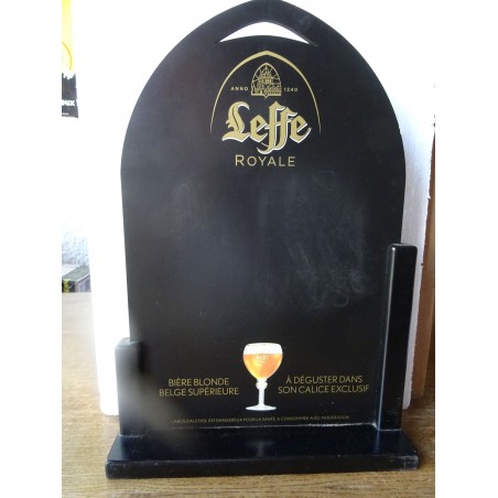 ARDOISE  PRESENTOIR LEFFE  ROYALE  44CM X30CM