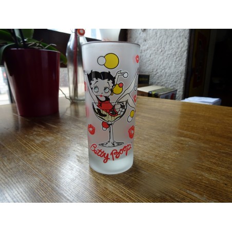 1 VERRE BETTY BOOP 25CL HT.13.50CM