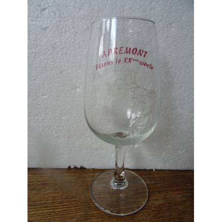 6 VERRES APREMONT 20/22CLHT 15.30CM