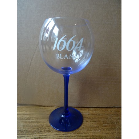 6 VERRES 1664 BLANC BALLON 25CL /33CL HT 20CM