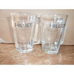 2 TASSES FOLLIET 25CL  HT...