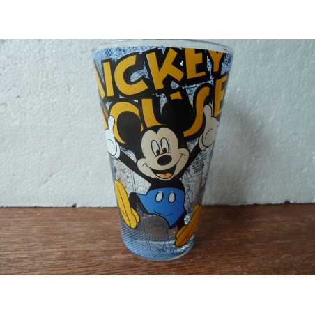 1 VERRE  MICKEY MOUSSE 30CL  HT 12.50CM