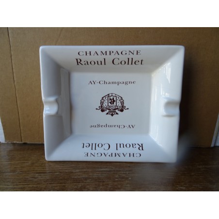 CENDRIER CHAMPAGNE  RAOUL COLLET  19.50CM X16.50CM