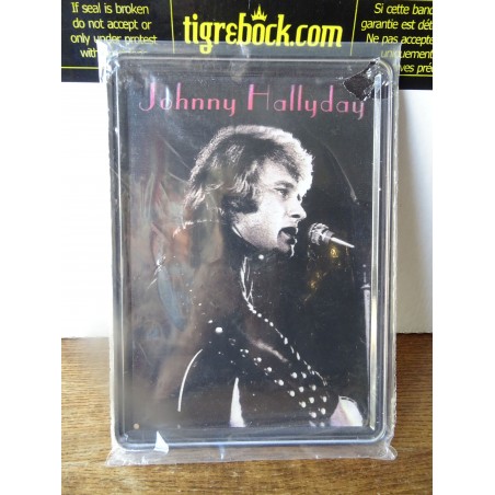 TOLE JOHNNY HALLYDAY 21.20CM X15.20CM