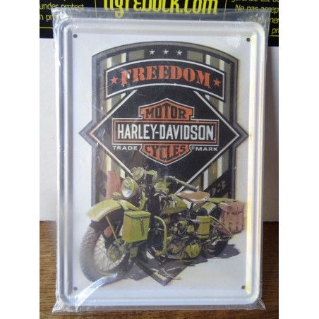 TOLE  HARLEY-DAVIDSON 21.20CM X15.20CM