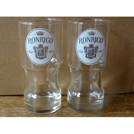 2 VERRES RONRICO 27CL HT 13.80CM