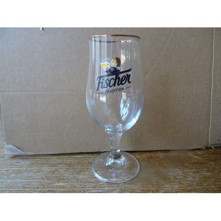 6 VERRES FISCHER  TRADITION 25CL HT 17.30CM