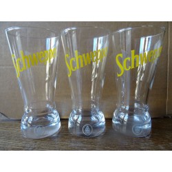 3 VERRES SCHWEPPES HT.15CM...