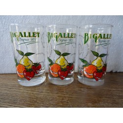 3 VERRES  BIGALLET 12/15CL...