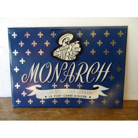 TOLE  MONARCH  LE FORT- CARRE  SAINT DIZIER  34CM X24CM