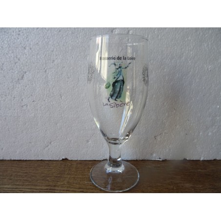 6 VERRES  BRASSERIE  DE LA LOIRE  25CL HT 17.50CM