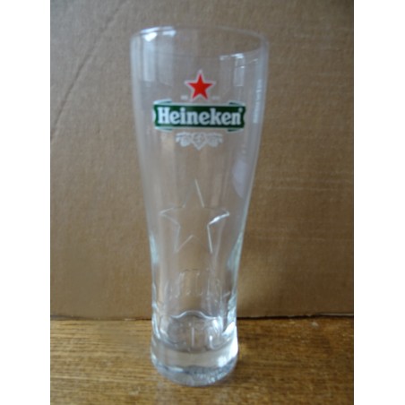 6 VERRES HEINEKEN  33CL HT 19CM